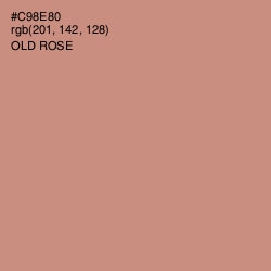 #C98E80 - Old Rose Color Image